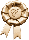 The Consortium — goldene Rosette mit C-Monogramm